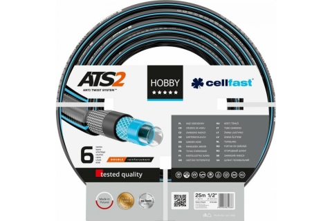 products/Садовый шланг 6 слоя Cellfast HOBBY ATS2 ™ 1/2" 25 м арт. 16-200