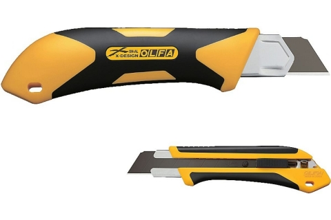 products/Нож Olfa Autolock с выдвижным лезвием двухкомпонентный корпус 25 мм OL-XH-AL