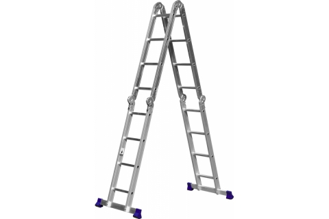 products/СИБИН ЛТ-44 лестница-трансформер, 4x4 ступени, алюминиевая 38852
