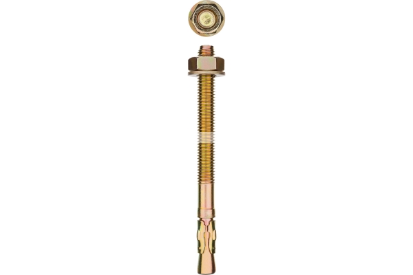 Анкер клиновой, М10 x 95 мм, 40 шт, желтопассивированный, ЗУБР 302032-10-095