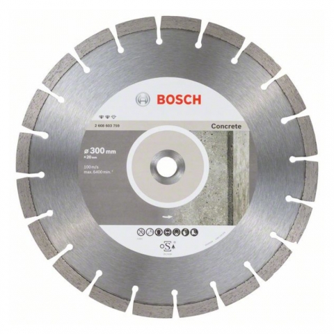 products/Алмазный диск Bosch Expert for Concrete 300х20 мм, по бетону, арт. 2608603759