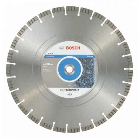products/Алмазный диск Bosch Best for Stone 400х20 мм, по камню, арт. 2608603749