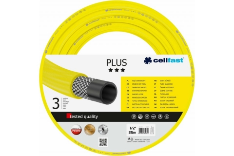 products/Садовый шланг 3 слоя Cellfast PLUS 1/2" 25 м арт. 10-200