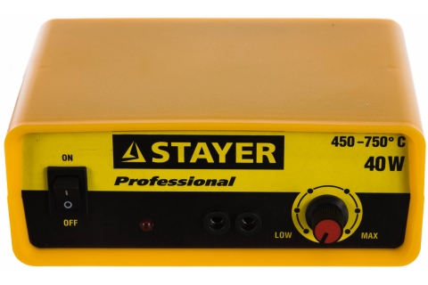 products/Станция STAYER "EXPERT" PROTerm для выжигания (Пирограф) 45228