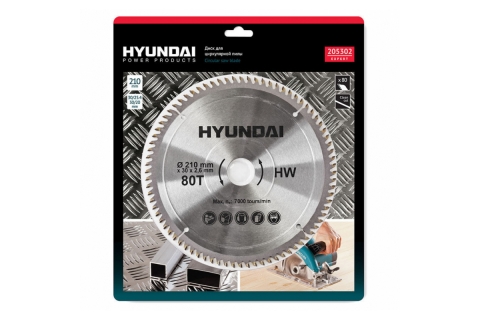 products/Диск по металлу HYUNDAI для циркулярных пил D210мм 205302, арт. 16351