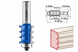 ЗУБР 22.2x41мм, хвостовик 12мм, фреза кромочная фигурная №2 28713-22.2