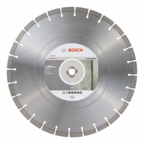 products/Алмазный диск Bosch Best for Concrete 400x20 мм, по бетону, арт. 2608603758