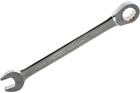products/W45117 Ключ гаечный комбинированный трещоточный, 17 мм.Jonnesway