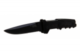 Нож ЗУБР "ПРЕМИУМ" ДИВЕРСАНТ 47717 складной тактический, усилен. метал. рукоятка, усилен. лезвие для рубки 6ммх120мм, 265мм