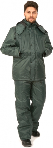 products/Куртка зимняя для Охранника Гарант (тк.Оксфорд), т.зеленый