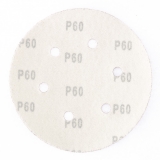 Круг абразивный на ворсовой подложке под "липучку", перфорированный, P 40, 150 мм, 5 шт Matrix, 73836