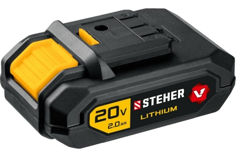 products/Батарея аккумуляторная тип V1 (20 В; 2 Ач; Li-Ion) STEHER V1-20-2, арт. V1-20-2