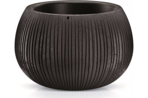 products/Кашпо для цветов Prosperplast Beton Bowl DKB290-B411 чёрный 3,9 л
