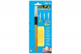 Перовой нож OLFA с профильными лезвиями 6 мм 4 шт. OL-AK-4