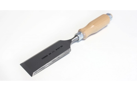 products/Плоская стамеска Narex с деревянной светлой ручкой 50 мм, арт. 810150