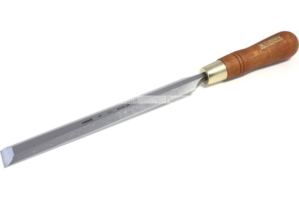 Удлиненная плоская стамеска Narex с ручкой WOOD LINE PLUS 25 мм, арт. 813225