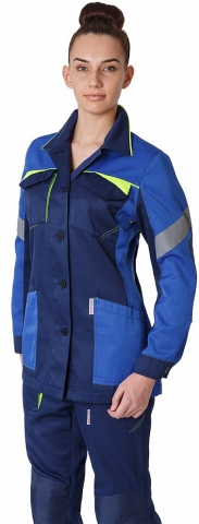 products/Куртка удлиненная женская PROFLINE BASE, т.синий/васильковый