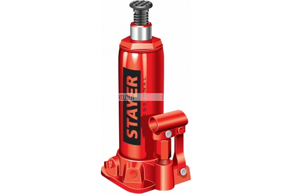 Гидравлический бутылочный домкрат Stayer RED FORCE 8т, 230-457 мм 43160-8_z01