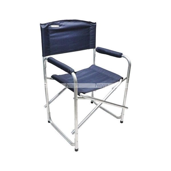 Кресло складное "СЛЕДОПЫТ" 585х450х825 мм, алюминий, синий PF-FOR-SK08