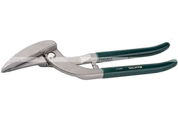 Ножницы по металлу KRAFTOOL Pelican цельнокованные, длинный прямой сквозной рез, 300 мм 23008-30_z02