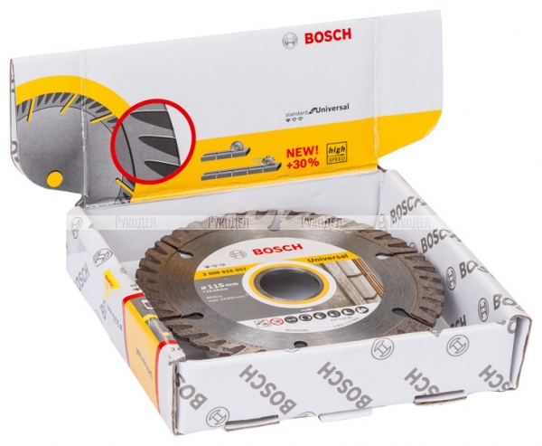 Диск алмазный Universal (115х22.2 мм;10 шт.) Bosch 2608615058