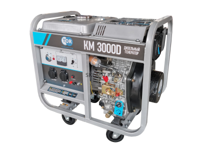 products/Генератор дизельный TOR KM9000D 9,0 кВт 220/380В 20 л с кнопкой запуска 1025966