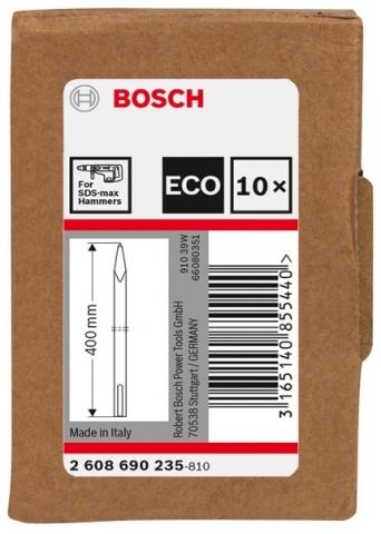 products/Зубило пикообразное (400 мм; 10 шт.) Bosch 2608690235