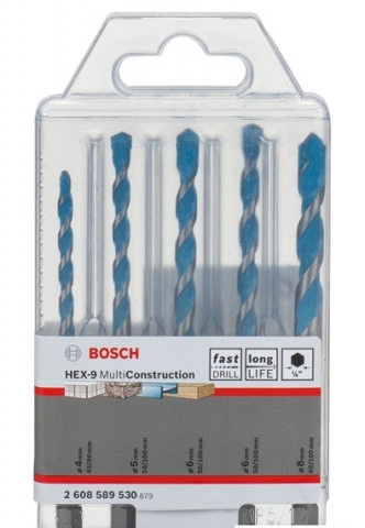 products/Набор HEX-9 Multi Construction (4-8 мм; 5 шт.) Bosch 2608589530