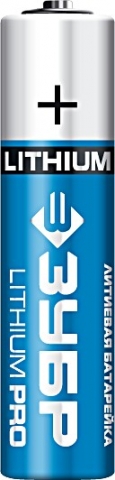 products/Батарейка ЗУБР "Lithium PRO" 59201-4C, литиевая Li-FeS2, "AAA", 1,5В, 4шт