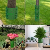 Защита стволов деревьев, кустарников и цветов, зелёный, 35х21 см / 12 шт., Green Glade Z112