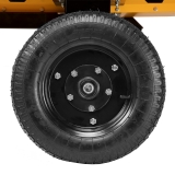 Прицеп для мотоблока TT-500, оцинкованный, груз. 500 кг, рег. сцепка, колеса 4.00-10 Denzel 59950