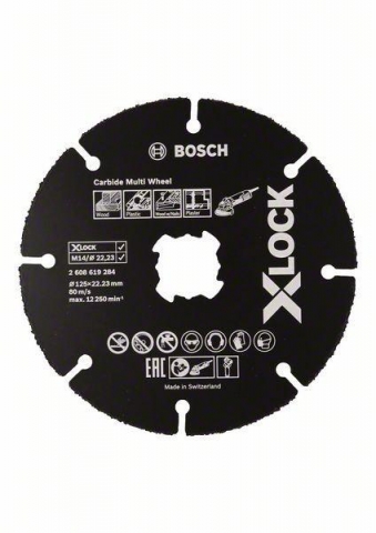 products/X-LOCK Отрезной круг Bosch ПО ДЕРЕВУ ДЛЯ УШМ 125 ММ