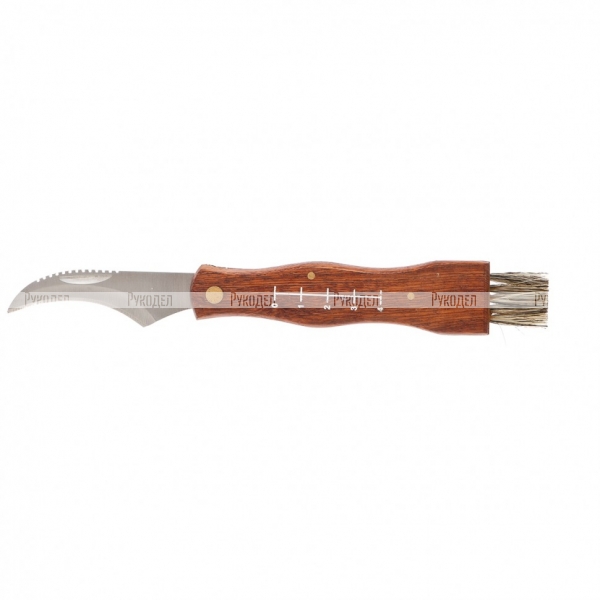 Нож грибника складной, 185 мм, деревянная рукоятка Palisad, 79005