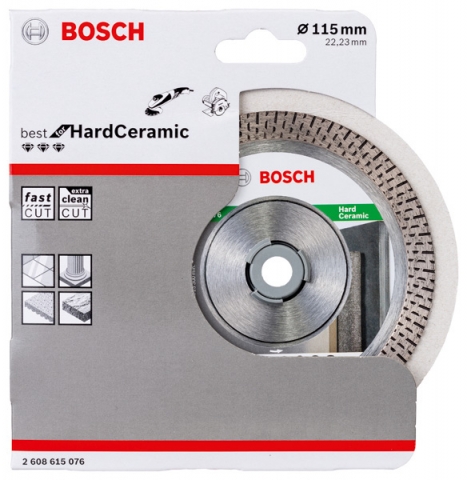 products/Диск алмазный HardCeramic (115х22.2 мм) Bosch 2608615076