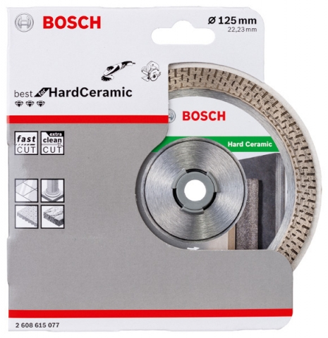 products/Диск алмазный HardCeramic (125х22.2 мм) Bosch 2608615077