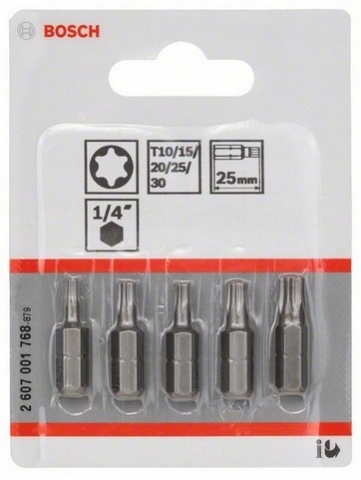 products/5 БИТ TORX10/15/20/25/30 25ММ XH 2607001768