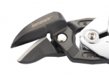 Ножницы по металлу Piranha, усиленные, 255 мм, прямой и правый рез, сталь-СrMo, двухкомпонентные рукоятки GROSS 78351