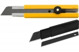 Нож с выдвижным лезвием OLFA в комплекте с лезвиями 5 шт, 25мм OL-H-1BB/5BB