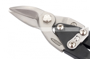 Ножницы по металлу Piranha, 250мм, прямой и правый рез, сталь-СrMo, двухкомпонентные рукоятки GROSS