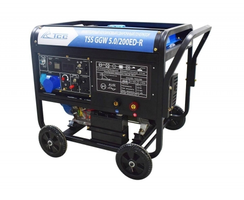 products/Инверторный бензиновый сварочный генератор TSS GGW 5.0/200ED-R, арт. 022957