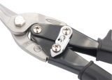 Ножницы по металлу Piranha, 250мм, прямой и левый рез, сталь-СrMo, двухкомпонентные рукоятки GROSS