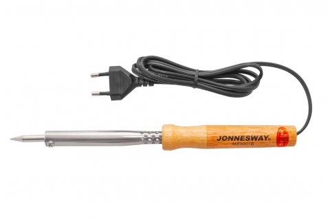 products/Паяльник электрический с деревянной рукояткой, паяльный стержень 7 мм, 80W, 220V-240V, T=480 C Jonnesway MZ0001B