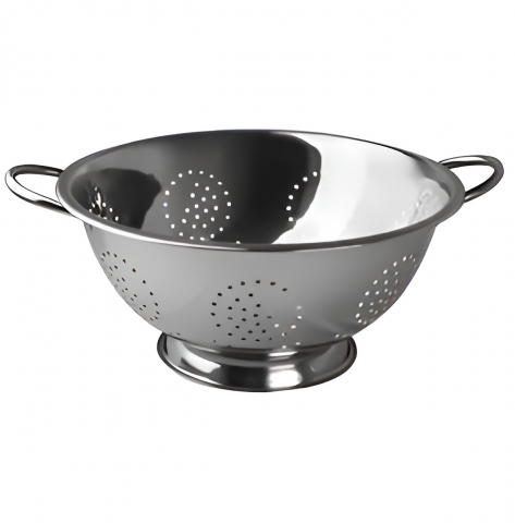 products/Дуршлаг Viatto "COLD08", нержавеющая сталь, серебристый, диаметр 340мм, 6л