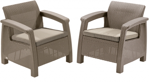 products/Комплект мебели Keter Corfu Duo set РОССИЯ (капучино) (17197993), 227643