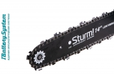 Аккумуляторная цепная пила Sturm! CSC3614BL 1BatterySystem, без аккумулятора и зарядного устройства