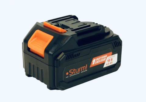 products/Аккумулятор Sturm! 1BatterySystem, 18 В, 4 Ач SBP1804