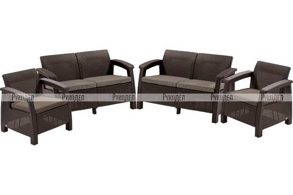 Комплект мебели Keter Corfu Rest (17208436) коричневый 241724