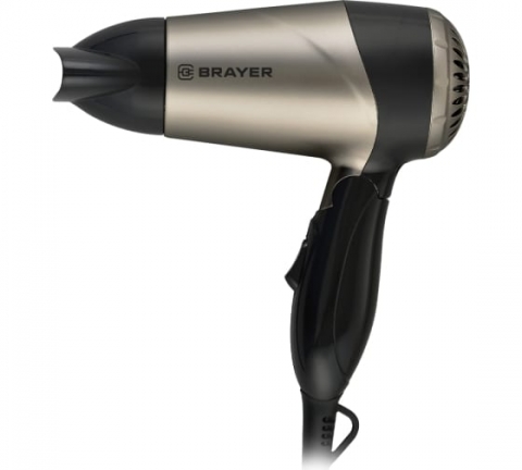 products/Фен для волос BRAYER 2 скорости, складная ручка BR3023