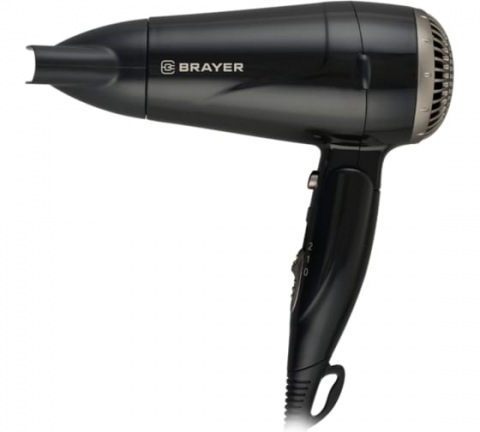 products/Фен для волос BRAYER 2 скорости, складная ручка BR3024