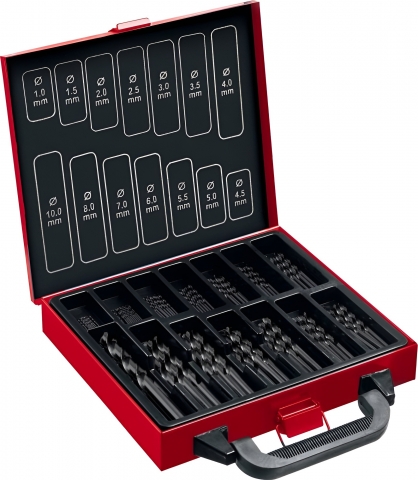 products/Набор сверл ЗУБР "Мастер" 29605-H99, по металлу, сталь P4M2, 1-10мм, 99шт